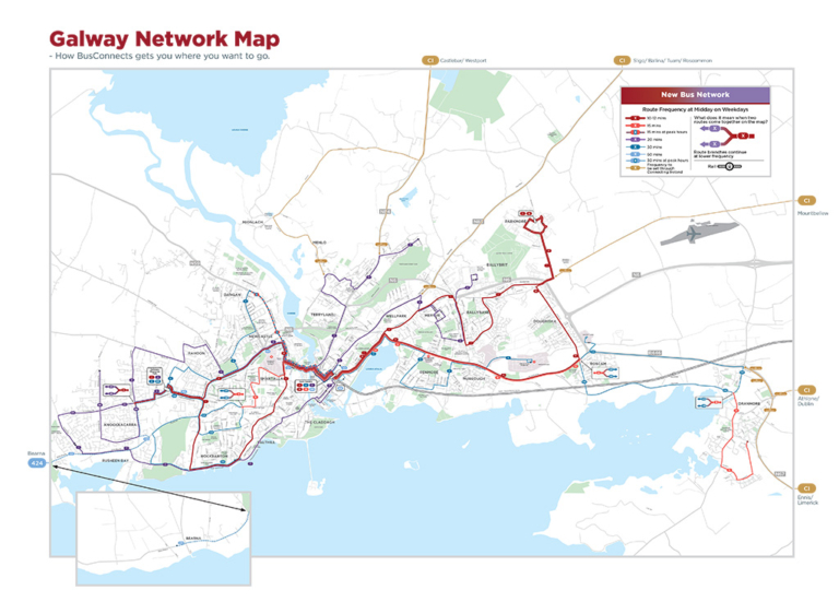 NTA Publishes Final New Bus Network For Galway - National Transport