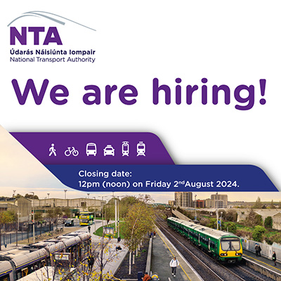 NTA is Hiring - closing date Friday 2nd August 2024